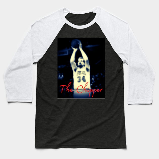 Chicago Bulls Bill Wennington 'The Chipper' Baseball T-Shirt by Abide the Flow